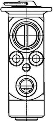 Válvula de expansão MAHLE Aftermarket ref. AVE 57 000P