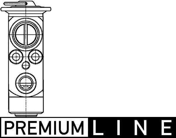 Válvula de expansão MAHLE Aftermarket ref. AVE 57 000P