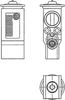 Válvula de expansão MAHLE Aftermarket ref. AVE 62 000P