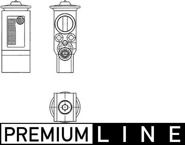 Válvula de expansão MAHLE Aftermarket ref. AVE 62 000P