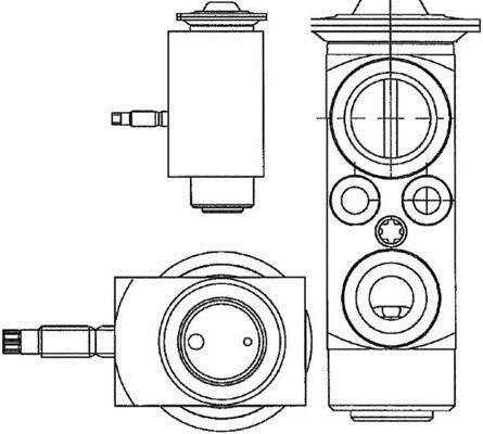 Válvula de expansão MAHLE Aftermarket ref. AVE 66 000P