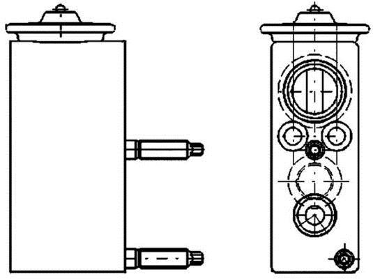 Válvula de expansão MAHLE Aftermarket ref. AVE 67 000P