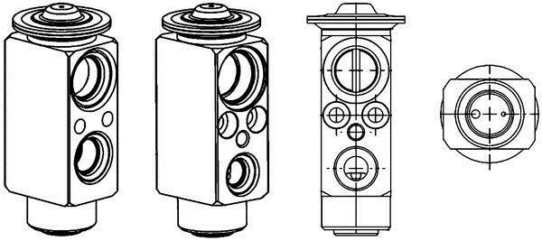 Válvula de expansão MAHLE Aftermarket ref. AVE 68 000P