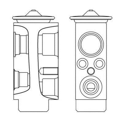 Válvula de expansão MAHLE Aftermarket ref. AVE 6 000S