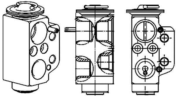 Válvula de expansão MAHLE Aftermarket ref. AVE 71 000P
