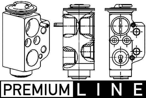 Válvula de expansão MAHLE Aftermarket ref. AVE 71 000P