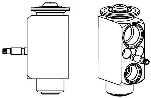 Válvula de expansão MAHLE Aftermarket ref. AVE 74 000P