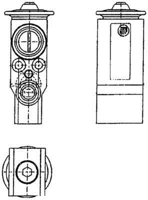 Válvula de expansão MAHLE Aftermarket ref. AVE 90 000P