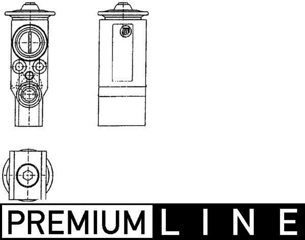 Válvula de expansão MAHLE Aftermarket ref. AVE 90 000P