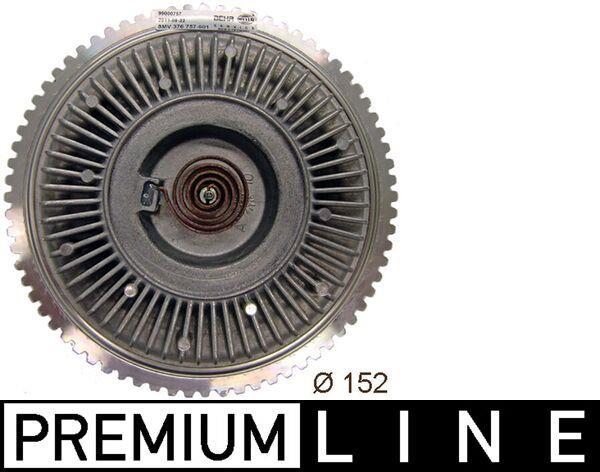 Embrayage, ventilateur de radiateur (Embrayage ventilateur moteur) MAHLE Aftermarket CFC 119 000P