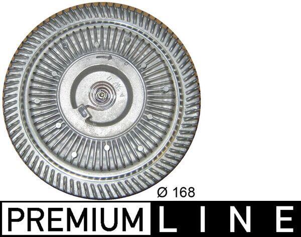 Embrayage, ventilateur de radiateur (Embrayage ventilateur moteur) MAHLE Aftermarket CFC 123 000P