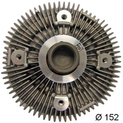 Embrayage, ventilateur de radiateur (Embrayage ventilateur moteur) MAHLE Aftermarket CFC 124 000P