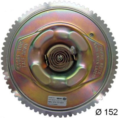 Embrayage, ventilateur de radiateur (Embrayage ventilateur moteur) MAHLE Aftermarket CFC 124 000P