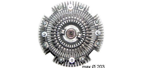 Embrayage, ventilateur de radiateur (Embrayage ventilateur moteur) MAHLE Aftermarket CFC 156 000P