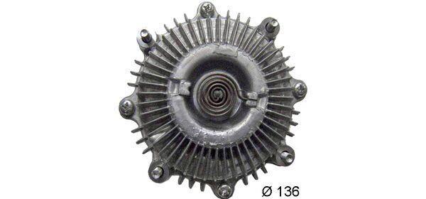 Embrayage, ventilateur de radiateur (Embrayage ventilateur moteur) MAHLE Aftermarket CFC 164 000P