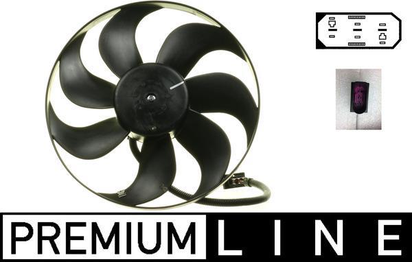 Ventilateur de refroidissement du moteur (Motoventilateur) MAHLE Aftermarket CFF 11 000P
