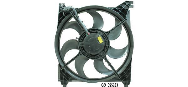 Ventilateur de refroidissement du moteur (Motoventilateur) MAHLE Aftermarket CFF 122 000P