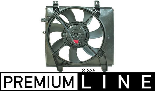 Ventilateur de refroidissement du moteur (Motoventilateur) MAHLE Aftermarket CFF 123 000P