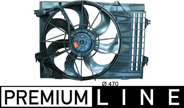 Ventilateur de refroidissement du moteur (Motoventilateur) MAHLE Aftermarket CFF 124 000P