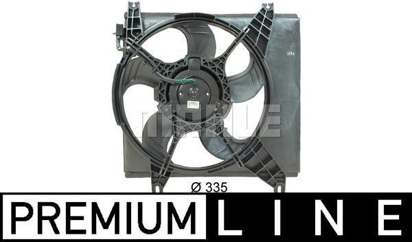 Ventilateur de refroidissement du moteur (Motoventilateur) MAHLE Aftermarket CFF 126 000P