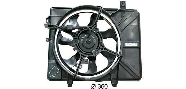 Ventilateur de refroidissement du moteur (Motoventilateur) MAHLE Aftermarket CFF 127 000P