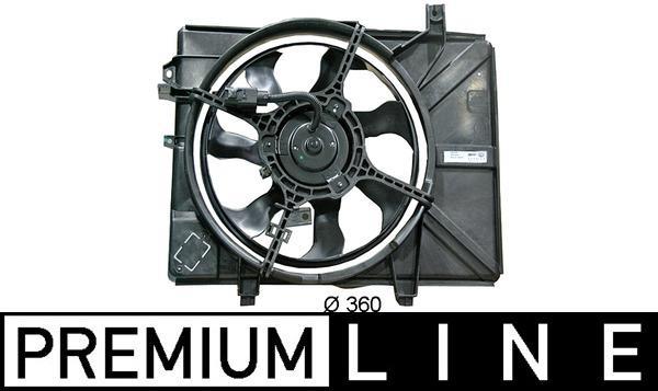 Ventilateur de refroidissement du moteur (Motoventilateur) MAHLE Aftermarket CFF 127 000P