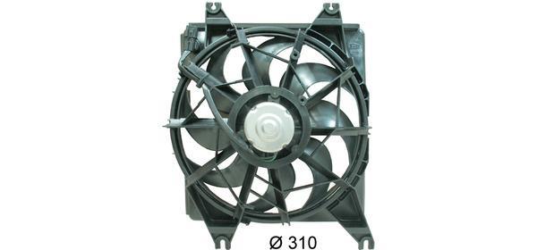 Ventilateur de refroidissement du moteur (Motoventilateur) MAHLE Aftermarket CFF 128 000P