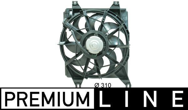 Ventilateur de refroidissement du moteur (Motoventilateur) MAHLE Aftermarket CFF 128 000P