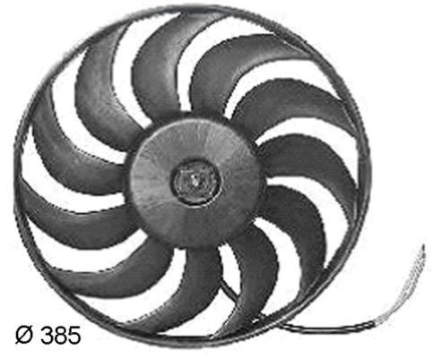 Ventilateur de refroidissement du moteur (Motoventilateur) MAHLE Aftermarket CFF 135 000S