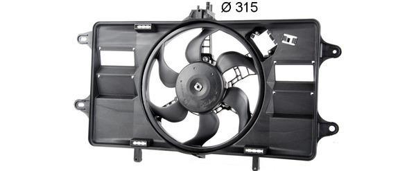 Ventilateur de refroidissement du moteur (Motoventilateur) MAHLE Aftermarket CFF 143 000P