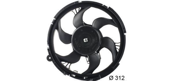 Ventilateur de refroidissement du moteur (Motoventilateur) MAHLE Aftermarket CFF 147 000P