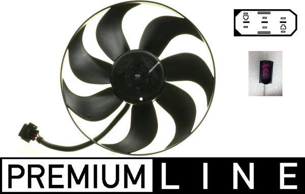 Ventilateur de refroidissement du moteur (Motoventilateur) MAHLE Aftermarket CFF 14 000P