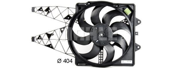 Ventilateur de refroidissement du moteur (Motoventilateur) MAHLE Aftermarket CFF 158 000P