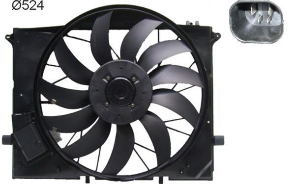 Ventilateur de refroidissement du moteur (Motoventilateur) MAHLE Aftermarket CFF 172 000S