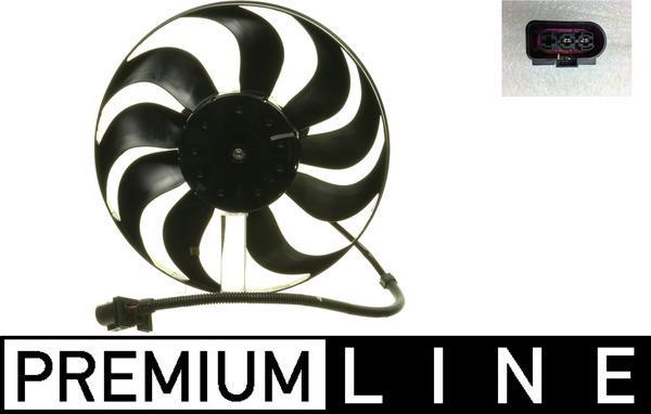 Ventilateur de refroidissement du moteur (Motoventilateur) MAHLE Aftermarket CFF 185 000P