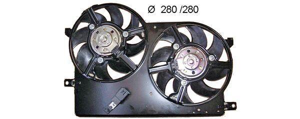 Ventilateur de refroidissement du moteur (Motoventilateur) MAHLE Aftermarket CFF 199 000P