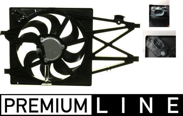 Ventilateur de refroidissement du moteur (Motoventilateur) MAHLE Aftermarket CFF 218 000P