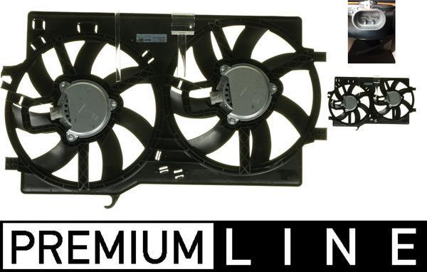 Ventilateur de refroidissement du moteur (Motoventilateur) MAHLE Aftermarket CFF 219 000P