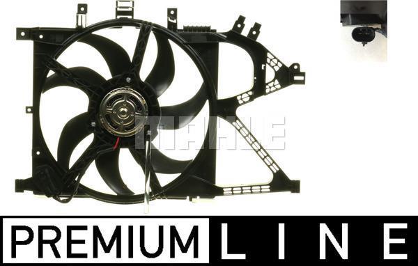 Ventilateur de refroidissement du moteur (Motoventilateur) MAHLE Aftermarket CFF 21 000P