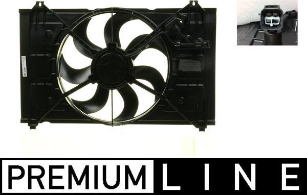 Ventilateur de refroidissement du moteur (Motoventilateur) MAHLE Aftermarket CFF 222 000P