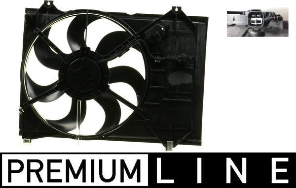 Ventilateur de refroidissement du moteur (Motoventilateur) MAHLE Aftermarket CFF 223 000P