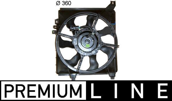 Ventilateur de refroidissement du moteur (Motoventilateur) MAHLE Aftermarket CFF 226 000P