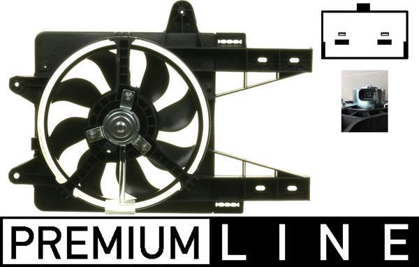 Ventilateur de refroidissement du moteur (Motoventilateur) MAHLE Aftermarket CFF 22 000P