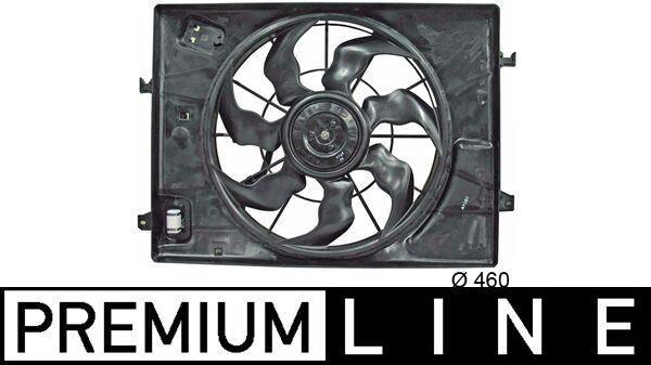 Ventilateur de refroidissement du moteur (Motoventilateur) MAHLE Aftermarket CFF 255 000P