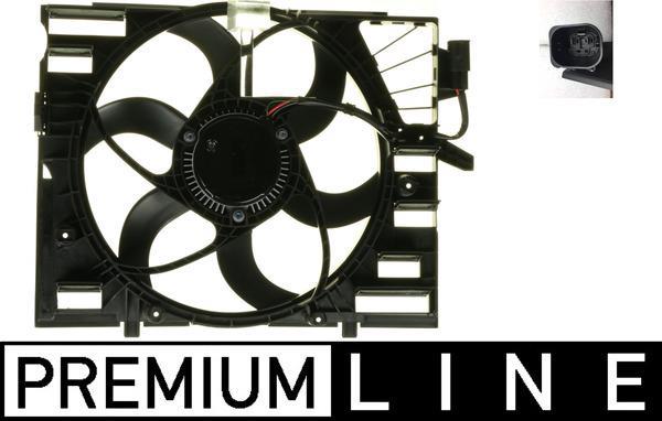Ventilateur de refroidissement du moteur (Motoventilateur) MAHLE Aftermarket CFF 257 000P