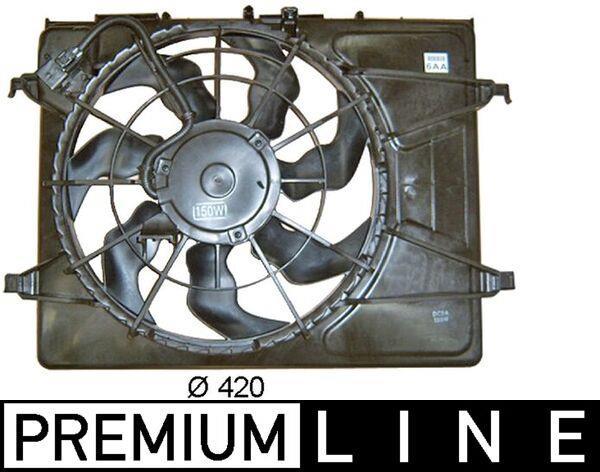 Ventilateur de refroidissement du moteur (Motoventilateur) MAHLE Aftermarket CFF 265 000P