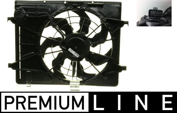 Ventilateur de refroidissement du moteur (Motoventilateur) MAHLE Aftermarket CFF 266 000P