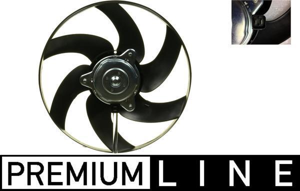 Ventilateur de refroidissement du moteur (Motoventilateur) MAHLE Aftermarket CFF 268 000P