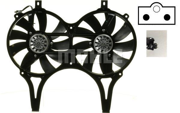Ventilateur de refroidissement du moteur (Motoventilateur) MAHLE Aftermarket CFF 26 000S
