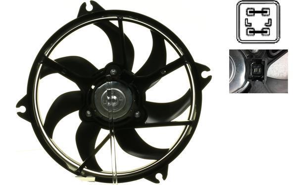Ventilateur de refroidissement du moteur (Motoventilateur) MAHLE Aftermarket CFF 318 000S